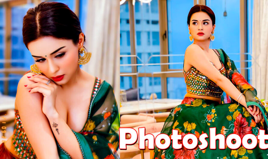 Avneet Kaur New Photoshoot Green Dressing 2021